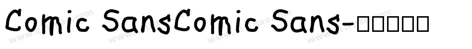 Comic SansComic Sans字体转换